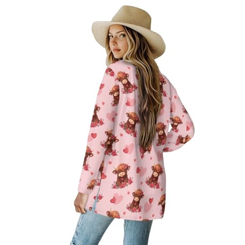 Image of Cardigan for Women Long Sweater Open Front Sweaters Fashion Lightweight Cardigans with Pockets