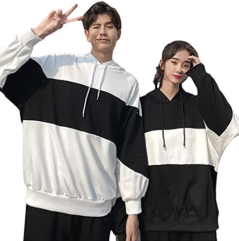 Amazon Co Jp レモンツリーセブン Lemon Tree7 2点セット ペアルック カップル 秋冬 パーカー お揃い ファッション 服 ペア シャツ レディース メンズ 大きいサイズ 長袖 ボーダー プルオーバー 原宿 恋人 ファッション