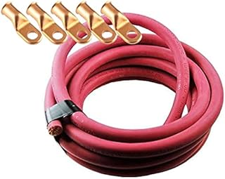 Top 10 3/0 welding cable review 6 Red Crimp Supply Ultra-Flexible Car