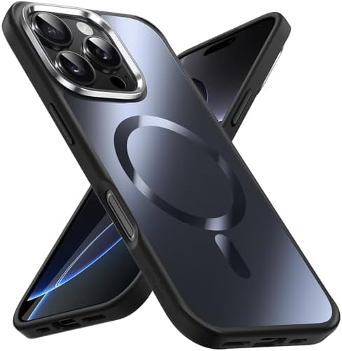 JETech Ultra Slank Case voor iPhone 16 6,1 Inch, Camera Lens Volledige Bescherming, Lichtgewicht Matte Afwerking PP Harde Minimalistische Hoesje Cover (Zwart