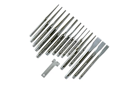 Laser 8869 Punch & Chisel Set 16pc, Multi - Image 3