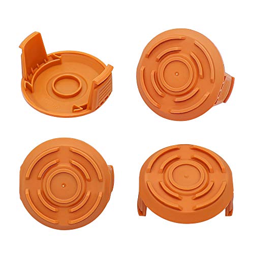 WA6531 Spool Cap Cover for Worx WG150 WG151 WG155 WG160 WG165 WG166 Cordless String Trimmer Edger Weed Eater Wacker WA6531(4 Pack)