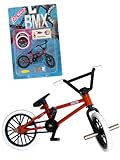 Tailwhip Metal Finger Bike Mountain Bike Toys Functional Kids Mini Finger BMX Gift Toy Finger BMX (red)