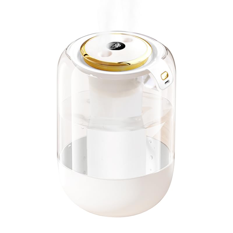Valtreecho Humidifier for Bedroom with Sensor, Ultra-Quiet 22dB, 2L Humidifier Cool Mist Air Humidifier for Home Plants Baby Room with Night Light, Easy to Fill & Clean Waterless Auto-Off