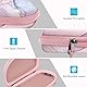 FINTIE Brillenetui Hardcase Groß - Sonnenbrillen Etui mit Karabiner Reißverschluss - Große Brillen Etui für Damen Herren Schwimmbrille Sportbrille