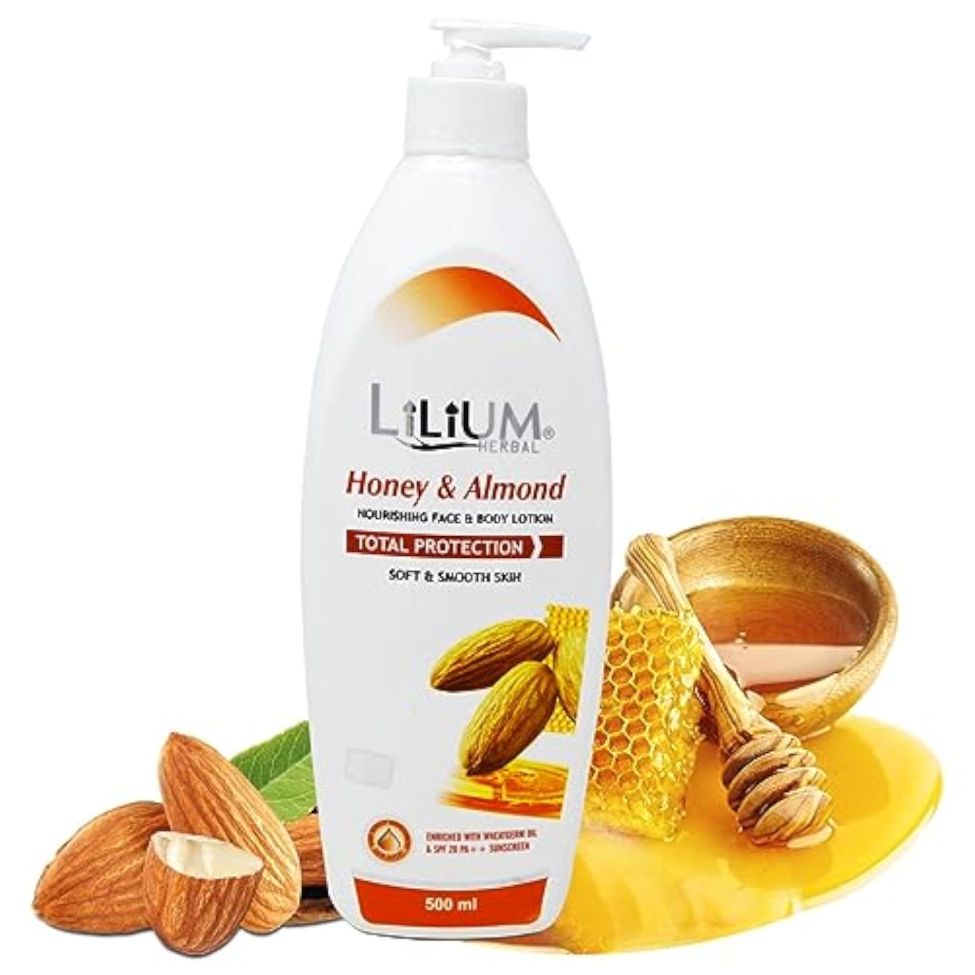 Honey & Almond Body Lotion, Nourishing Hydration