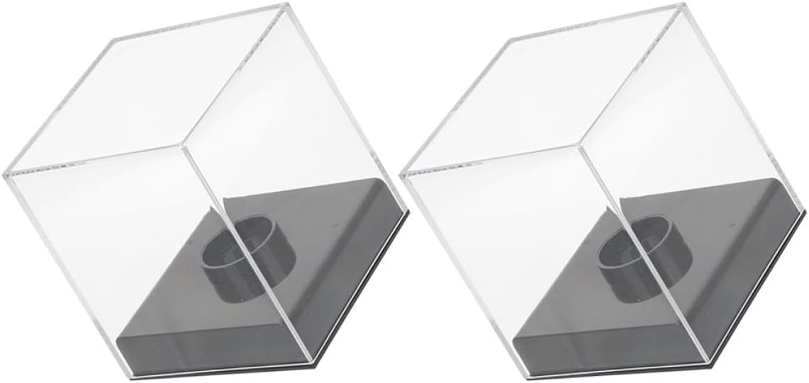 2pcs Display Case for Collectible Figures and Accessories