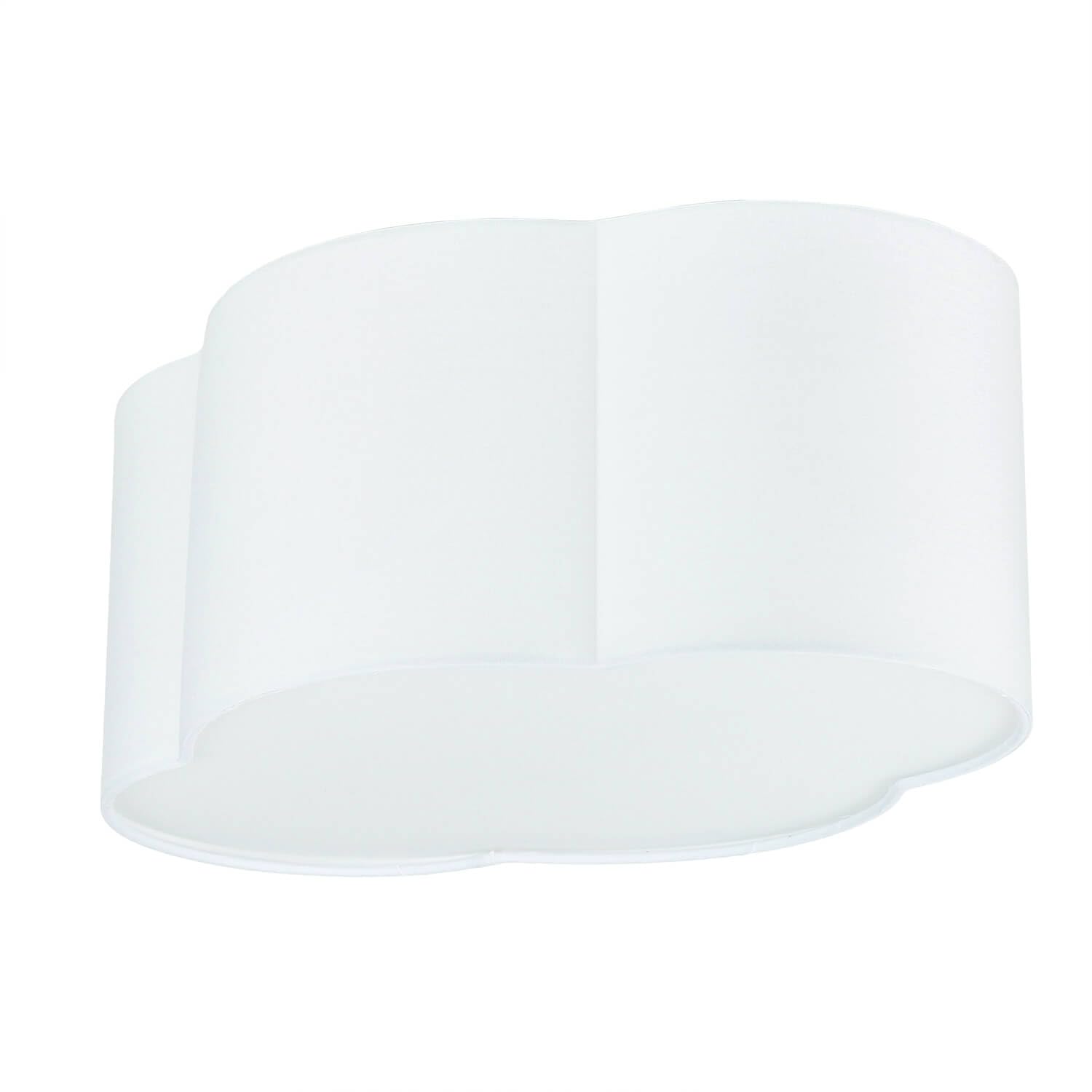 Licht-Erlebnisse Wolkenlampe Kinderzimmer Deckenleuchte – Weiße Lampe Wolkenform aus Stoff – Deckenlampe Babyzimmer & Kinder – L: 40 cm – E27 – Kinderlampe Wolke für Jungen & Mädchen