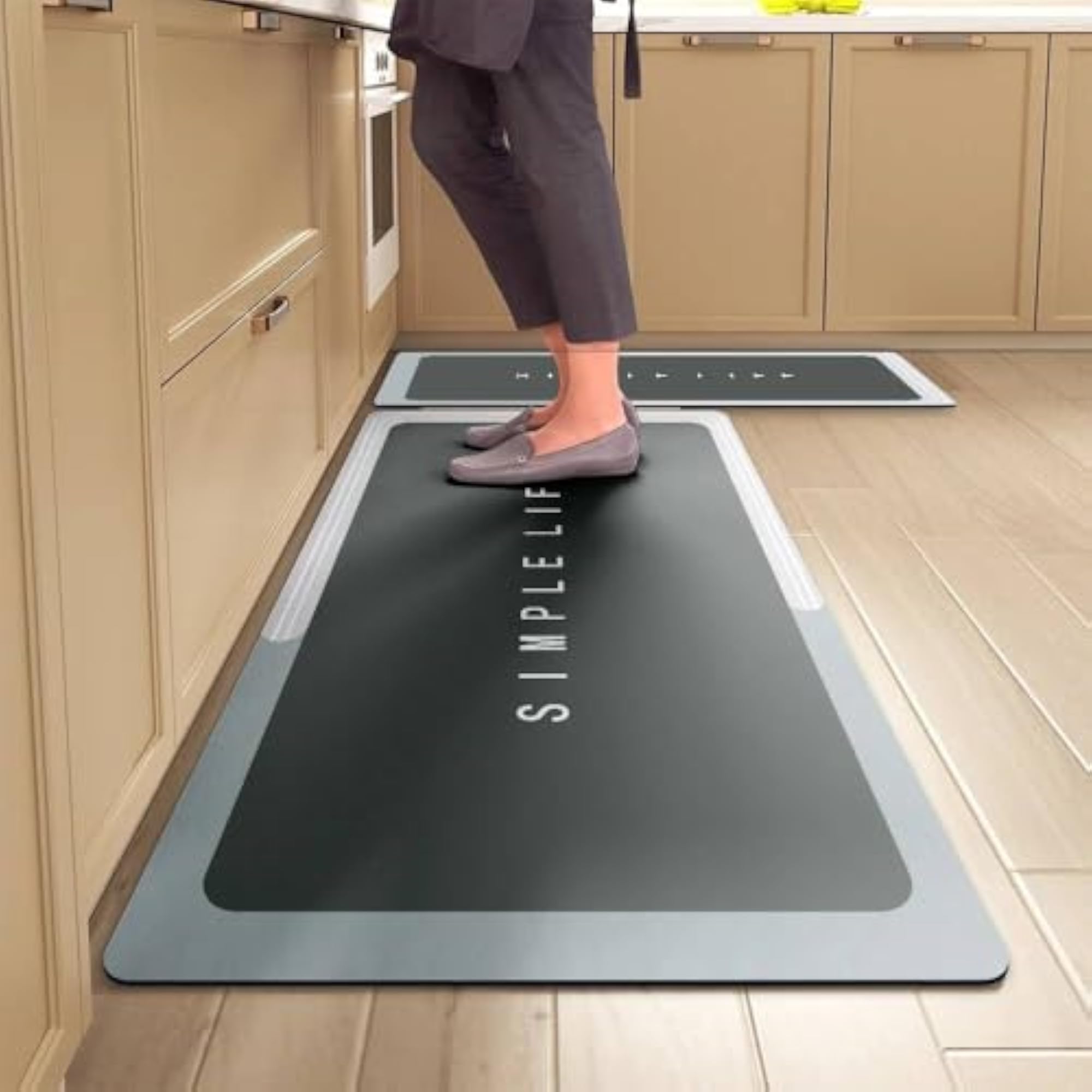 Ultra-Absorbent Kitchen & Bathroom Floor Mats