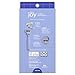 joy lavender razor for women, shave kit with 1 handle + 3 razor blade refills, includes shower holder
