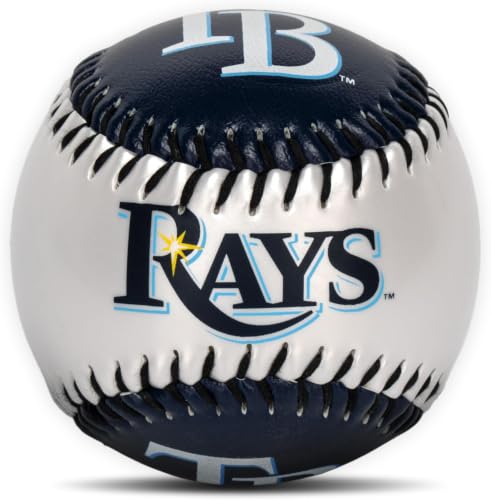 Image of Franklin Sports Tampa Bay Rays MLB Team Baseball - MLB Team Logo Soft Baseballs - Toy Baseball for Kids - Great Decoration for Desks and Office (Pack of 12)