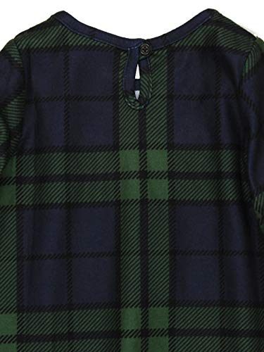 Komar Kids Girls Toddler Traditional Holiday Christmas Plaid Nightgown Pajamas4