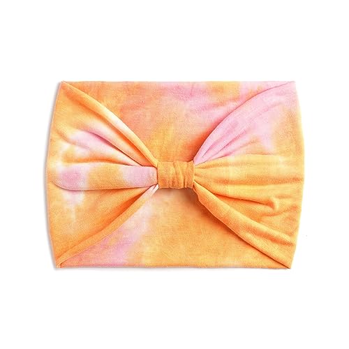 Image of XFYT Pack of 3 Tie-Dye Super Soft Hair Bands | Stretch Stylish Chic Fashionable high absorbtion Headbands Set for Women Girls Yoga Sports Gym Workouts Exercise Tennis (Belle, Pack of 3)