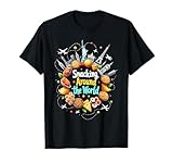Snacking Around The World Fast Food Tee
