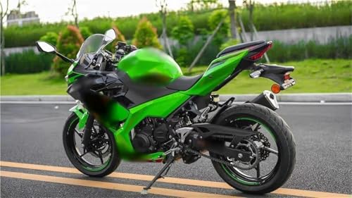 Espejo retrovisor de motocicleta con cristal antirreflejos para Ninja ZX636 y 400 6