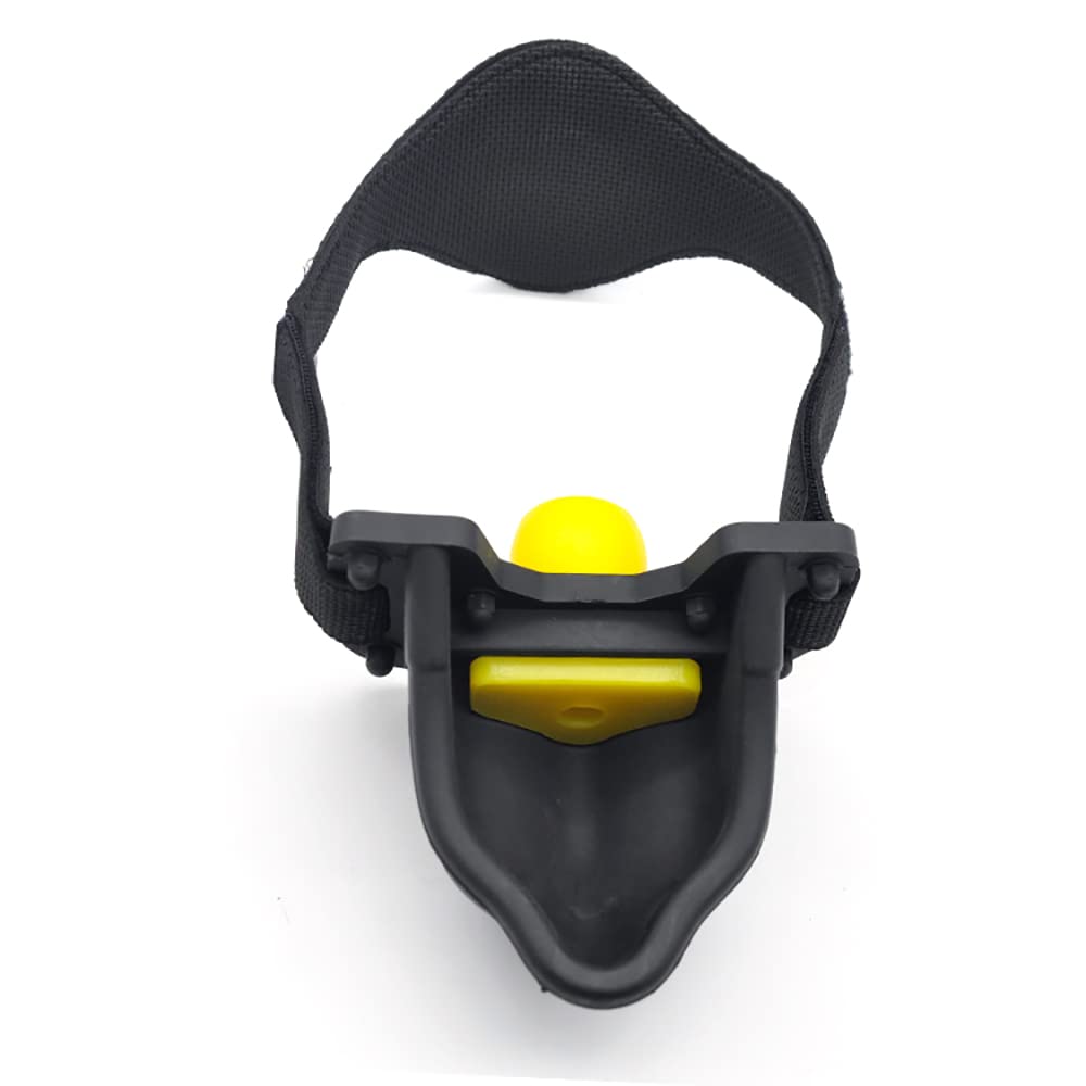 Silikon Urinal Piss Trichter Trichterknebel Mit 4 stücke Gag Ball Mund Beißen Bondage Homosexuell Urinal piss SM Rollenspielmaske Erotik Sexspielzeug für Paar (Schwarz)