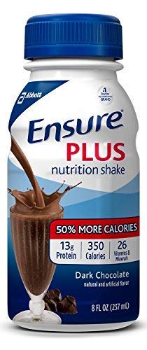 Amazon Com 5253809ea Ensure Plus Dark Chocolate Retail 8 Oz Bottle Grocery Gourmet Food