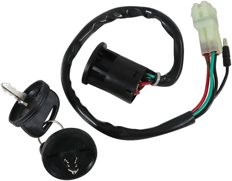 Motorcycle Ignition Switch Key Fit for Ky ATV MXU 50 MXU 150 (LB30AA) MXU 150 2009-2010 35010-LCA4-90A 35010-LCA4-9V0