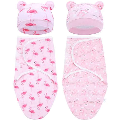 Cinaci Adjustable Cotton Baby Swaddle Sleep Sacks (2PCS)