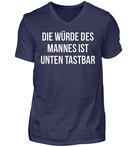 T-shirt col en V bleu marine homme taille S résout le manque de basiques originaux