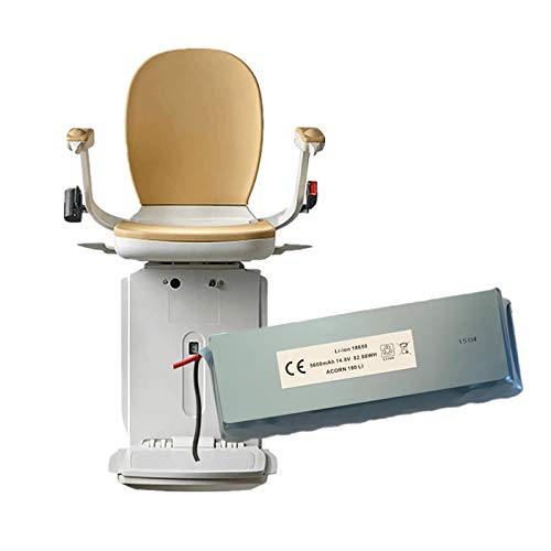 Batería de ion de litio de 5600 mAh 14,8 V de repuesto para elevador de escaleras Acorn 180 Curve Stairlift Acorn 80 Bison 80 Brooks 80