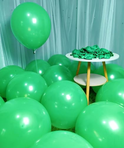 Image of 90 Pack Green Balloons 18 inch Green Latex Large Balloons for Party Decorations and Events ZWZLIULIAN