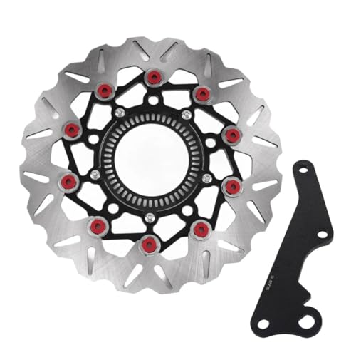 �ɓK������PCX160 2023-2025 �I�[�g�o�C�u���[�L�f�B�X�N ABS 267 �~�����[�g���A���~�����t���[�e�B���O�f�B�X�N���[�^�[�u���[�L�L�b�g�L�����p�[�A�_�v�^�[�u���P�b�g �u���[�L�f�B�X�N(Red)