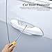 QZTYTY 12PCS Car Door Handle Scratch Protector, Door Handle Stickers, Waterproof Anti-Scratches Car Door Cup Protector Transparent, Car Accessories Auto Protection Film Universal for Cars (12PCS)