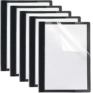 Report Covers Presentation Folders Clear Folder Front Cover (30 Set) – 8.5 x 11 – Portfolio Folder – Resume Portfolio…