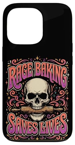 Rage Baking Saves Lives Funny Pastry Chaos �X�P���g���x�C�J�[ �X�}�z�P�[�X iPhone 13 Pro �p