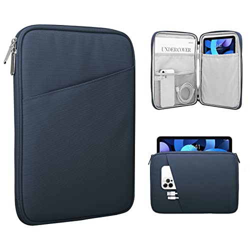 TiMOVO 9-11' Tablet Sleeve for iPad 11-inch A16 2025, iPad 10th Gen. 10.9', iPad 10.2', iPad Air 11 Inch/5th/4th Gen. 10.9', Galaxy Tab A9 Plus 11', Protective Bag with Pocket, Space Gray
