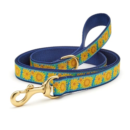 Bright Sunflower Lead 5 Largo (largh. 1) Guinzaglio per cane