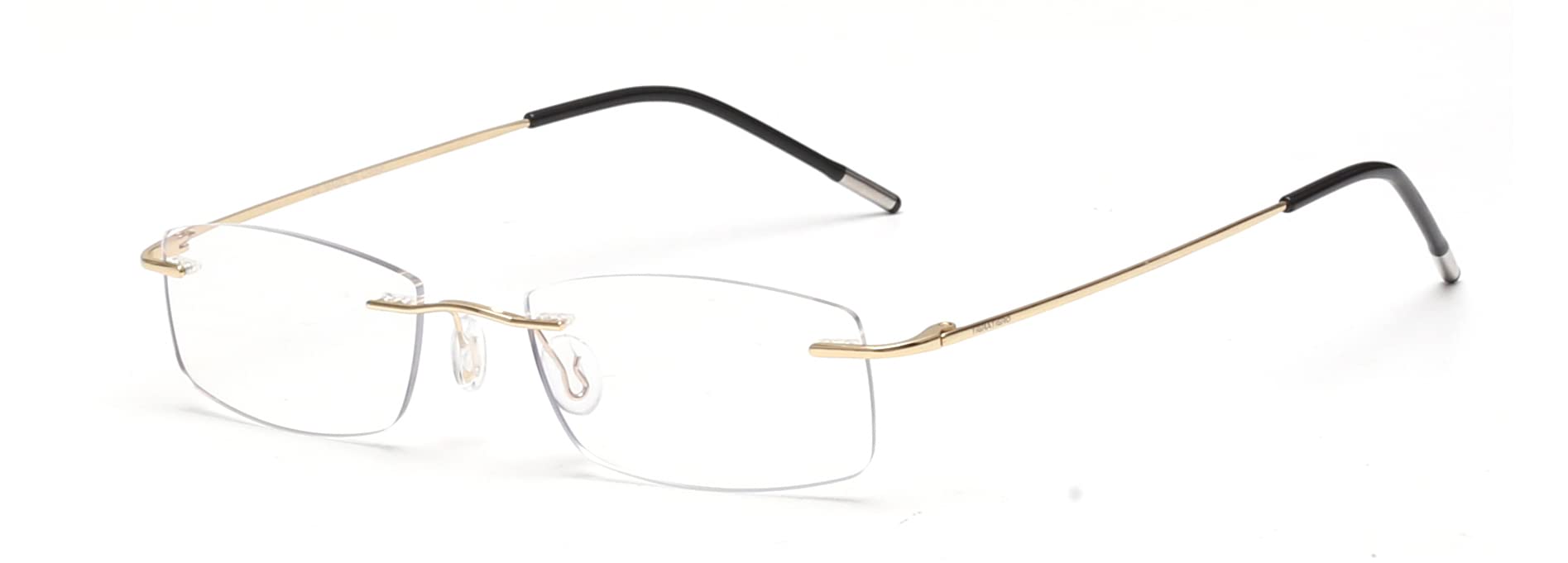 tigratigro Gafas de lectura presbicia anti luz azul y UV con lentes antirreflejos para hombre y mujer, diseño sin bordes, ligero y cómodo de llevar