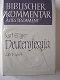  Biblischer Kommentar Altes Testament, Bd.11/1, Deuterojesaja 40,1- 45,7