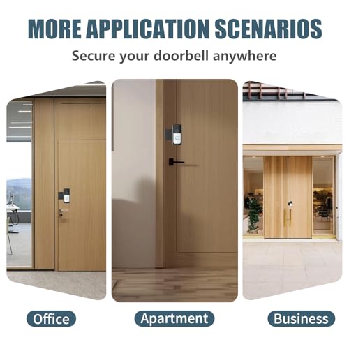 Anti-Theft Ring Doorbell Mount, No Drill Door Holder for Ring Battery Doorbell 2024 Release/Plus/Pro/Video Doorbell 2nd Gen (2020 Release), Camera Mounting Bracket Accessories - Image 6
