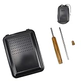 APGLSXY Máquina de arroz inflada pequeña y ligera con mango extraíble para el hogar, manual, para hornear, parrillas, herramientas para picnics, senderismo, utensilios de cocina al aire libre