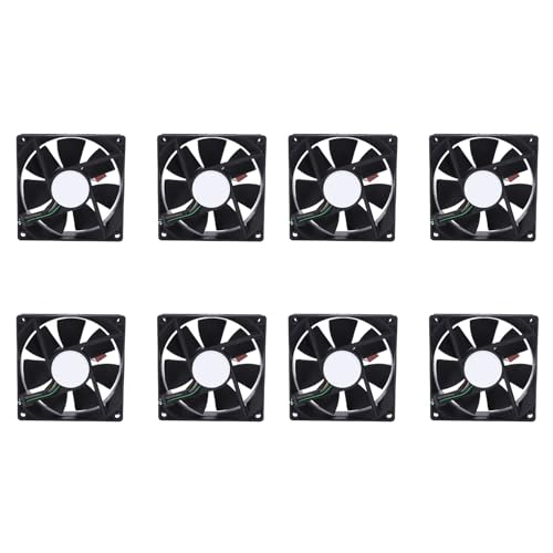 Ventilateurs de refroidissement CPU 90mm 12V 0.60A pour ordinateur lot de 8