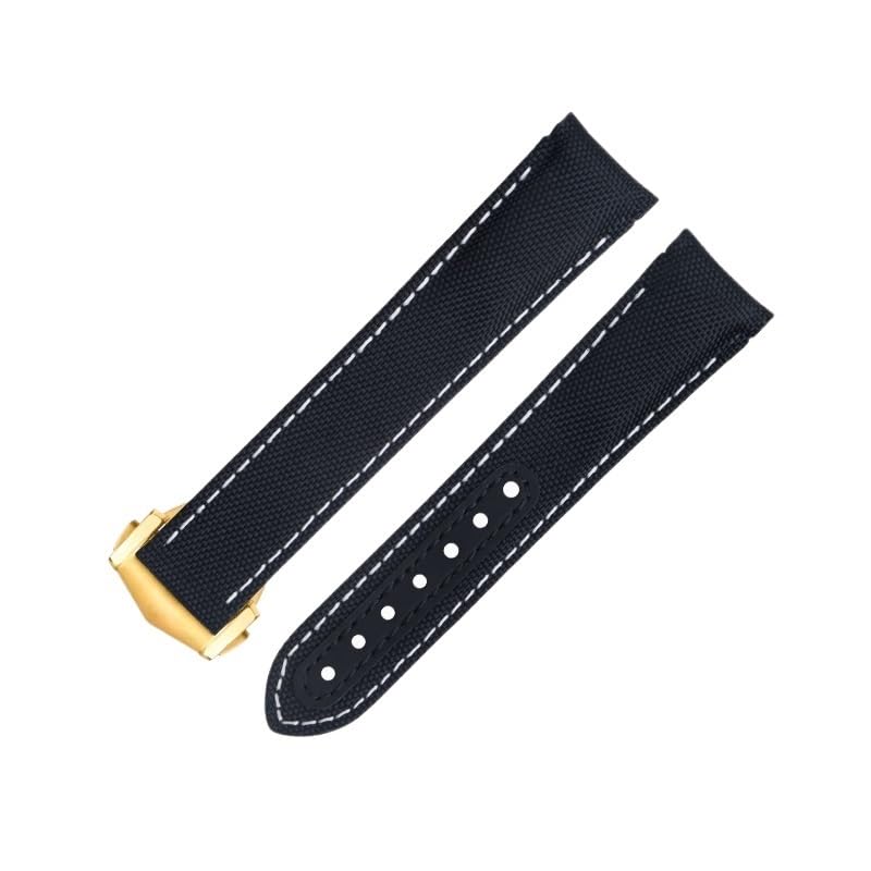 Bracelet cuir incurvé 20mm : finissez-en avec le vide sur Omega