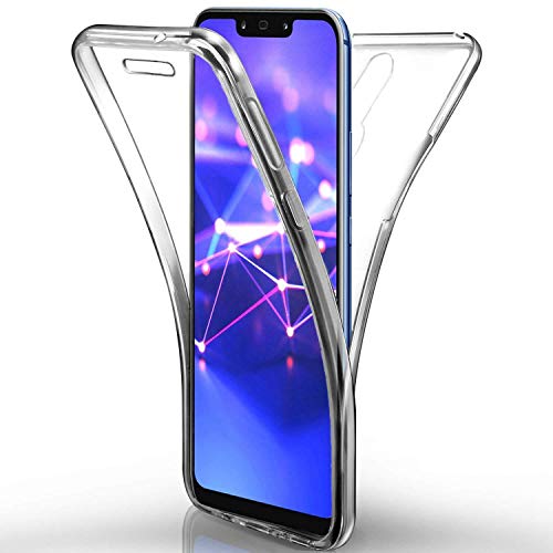 COPHONE® Coque 360 degrès Transparente en Gel Compatible avec Huawei Mate 20 Lite Protection Integral et Invisible. Haute qualité