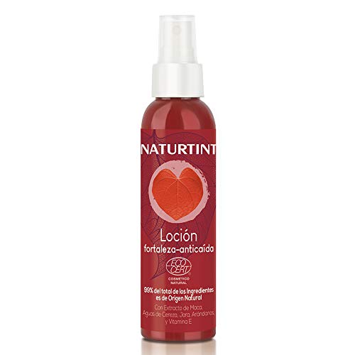 Naturtint Loción Fortaleza Anticaída, Estimula el crecimiento del Cabello, Protección y Calmante, Tratamiento Anti-Caída, Tónico Capilar Natural, 99% Ingredientes Naturales, ECOCERT, 125 ml