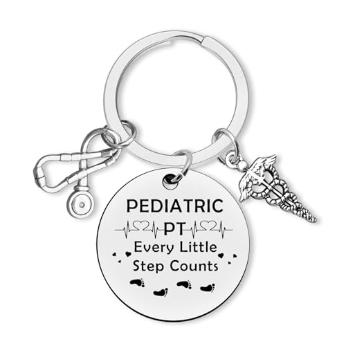 Dabihu Physical Therapist Gifts PT Keychain Assistant Gifts Appreciation Jewelry