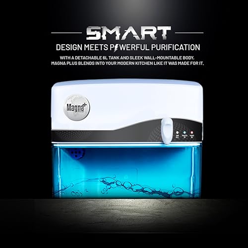 Image of ZeroB Magna Plus Universal RO Water Purifier | 7-Stage Triple-X Purification (RO + UV + UF) | 6L Detachable Tank | Wall-Mount | Smart LED Indicators | 10 L /hr Flow Rate