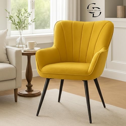 Mini Maharaja Chair for Living Room | Modern Upholstered Armchair...