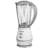 Pies de goma antideslizantes Mesko MS4060G Batidora de Vaso Color Blanco y Gris, 250 W, plástico, 1 Litro