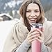FristChoice 20 oz Skinny Tumbler with Lid and Straw,Stainless Steel Vacuum Insulated Tumbler Cup Double Wall Leak-proof Coffee Mug,Travel Thermal Water Tumbler for Home,Office,Outdoor (Pink,1)