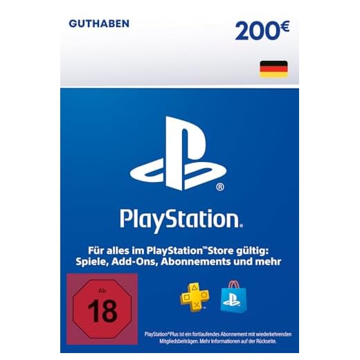 200€ PlayStation Store Guthaben | PSN Deutsches Konto [Code per Email]