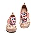 UIN Kid's Slip On Canvas Sneaker Fashion Travel Pattern Art Casual Comfort Walking Shoes Lion Dance (10C)