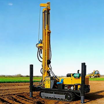 Deep Well Drilling Machine with Quick-Connect Pipe