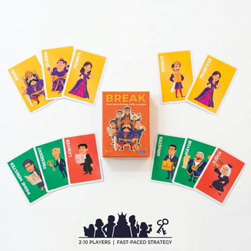 Image of BREAK Card Game - Ultimate Strategy & Party Game | Fast Gameplay | Perfect for Game Nights | 2-12 Players