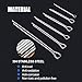 Glarks 340-Pieces 6 Sizes 304 Stainless Steel Cotter Pin Clip Key Fastner Fitting Assortment Kit for Automotive, Mechanics, Car Garage, Power Equipment, Cars, Trucks, Lawn Mower, Small Engine Repair